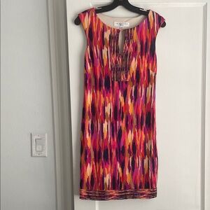 Trina Turk Multicolor Abstract Mini Dress